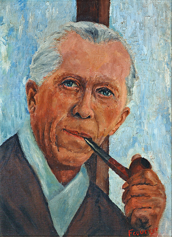 Portrait de Couttet Champion | huile sur toile | François Couttet